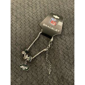 New NFL Jets Bracelet Woman’s Charms B13